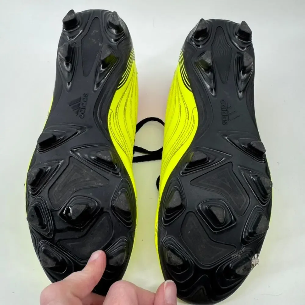 Adidas Copa Sense.4 FG Soccer Cleats Solar Yellow Black Women's US 5 GZ1375
